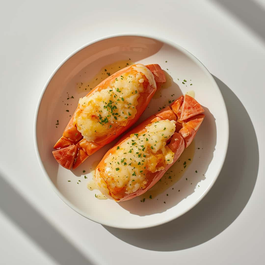 Tender Butter Garlic Baked Lobster Tails