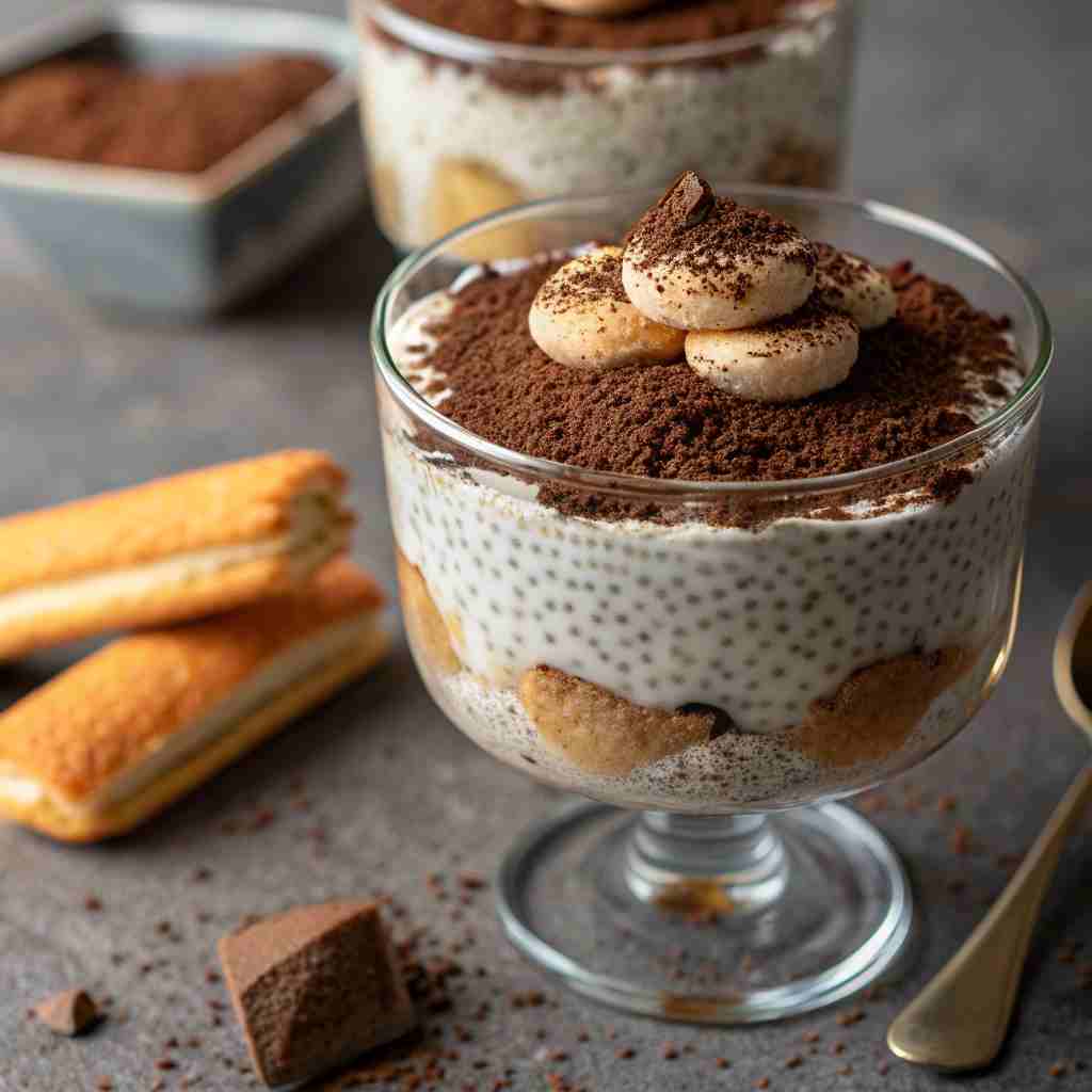 Tiramisu Chia Seed Pudding