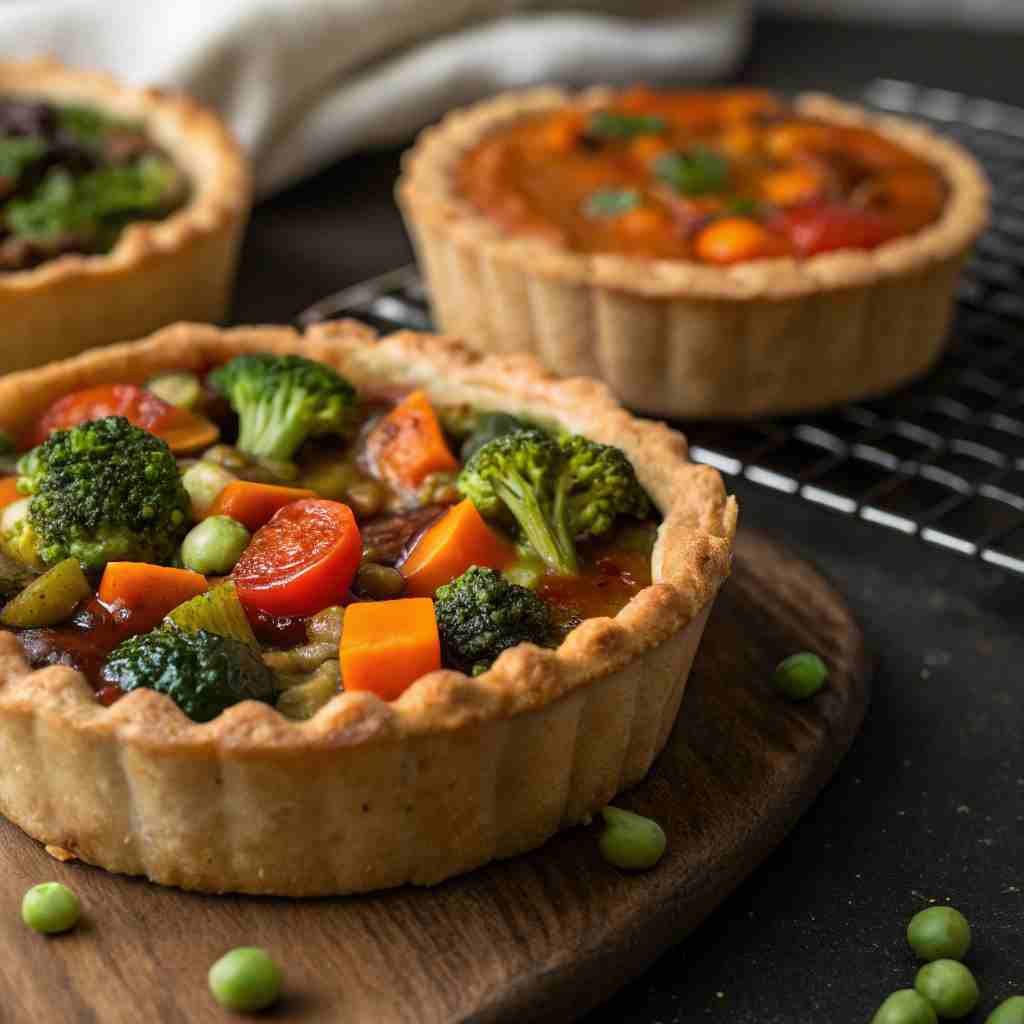 Vegan Savory Stout and Vegetable Pies