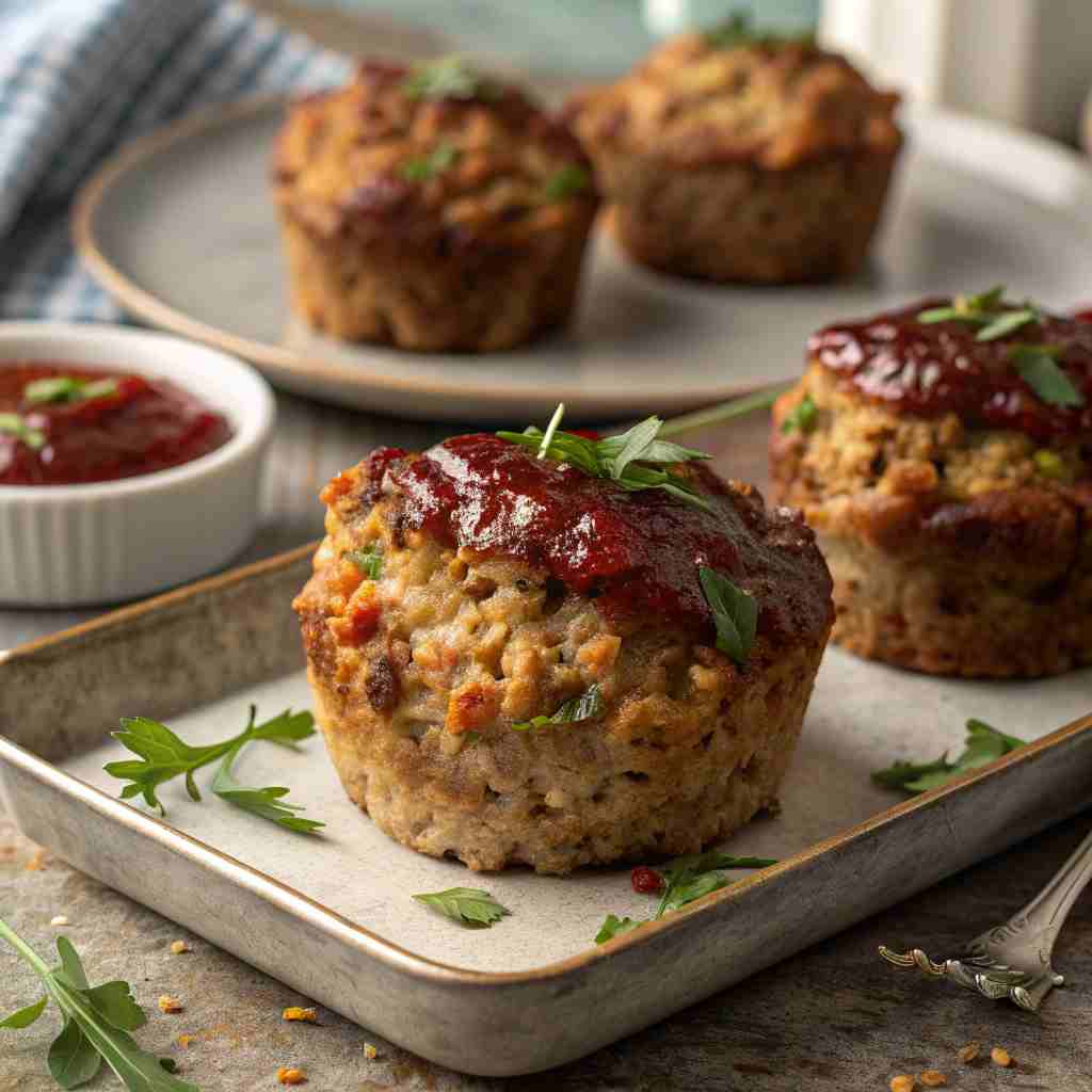 turkey stuffing meatloaf muffins