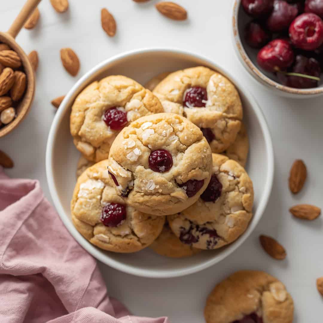 Almond Cherry Cookies