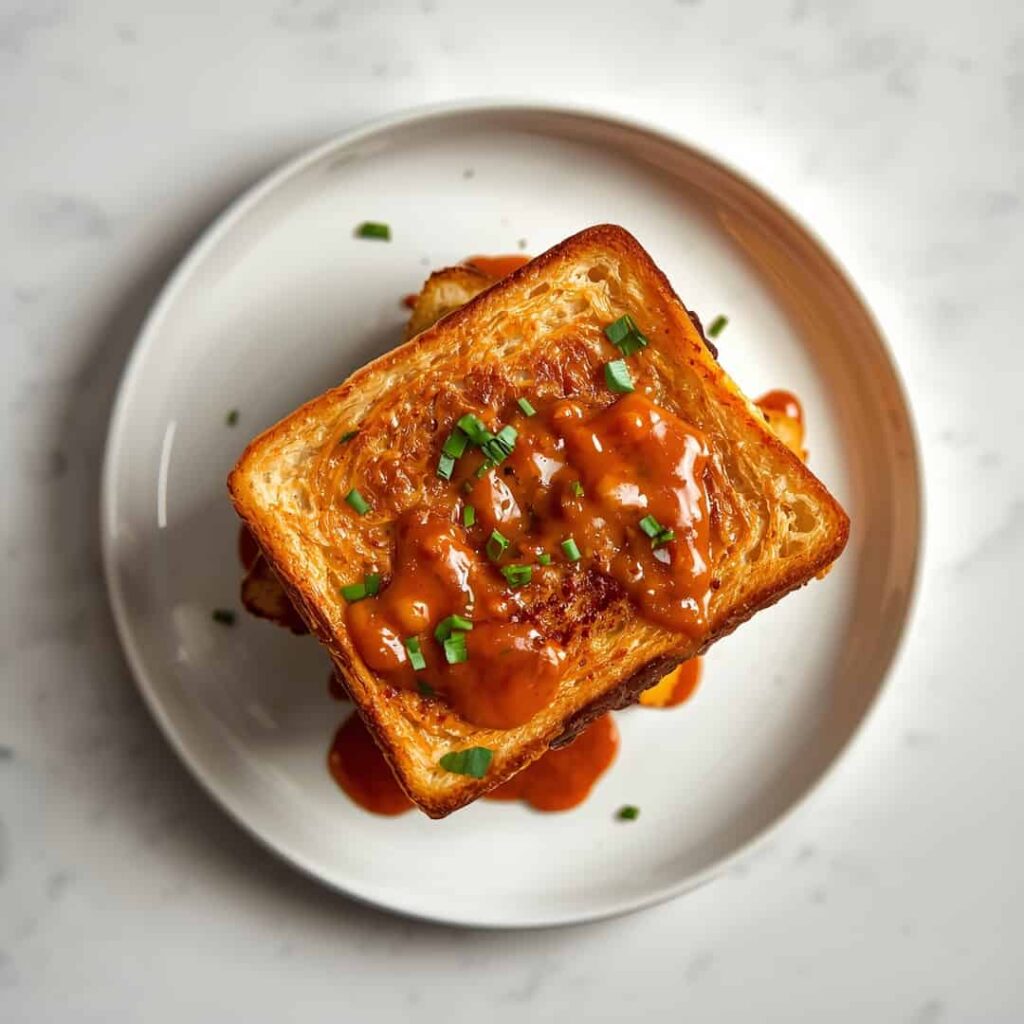 BBQ Chicken Grilled Cheese