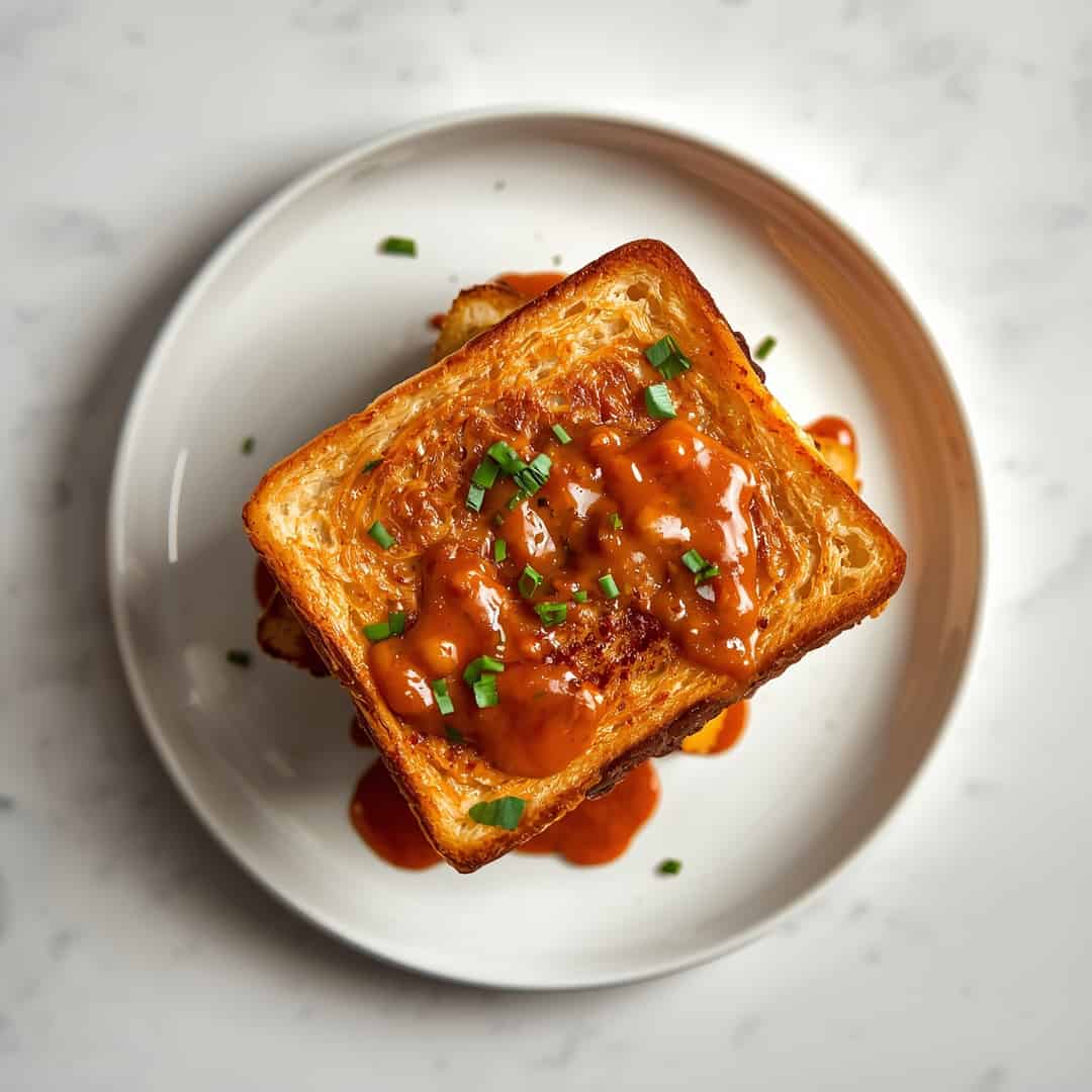BBQ Chicken Grilled Cheese