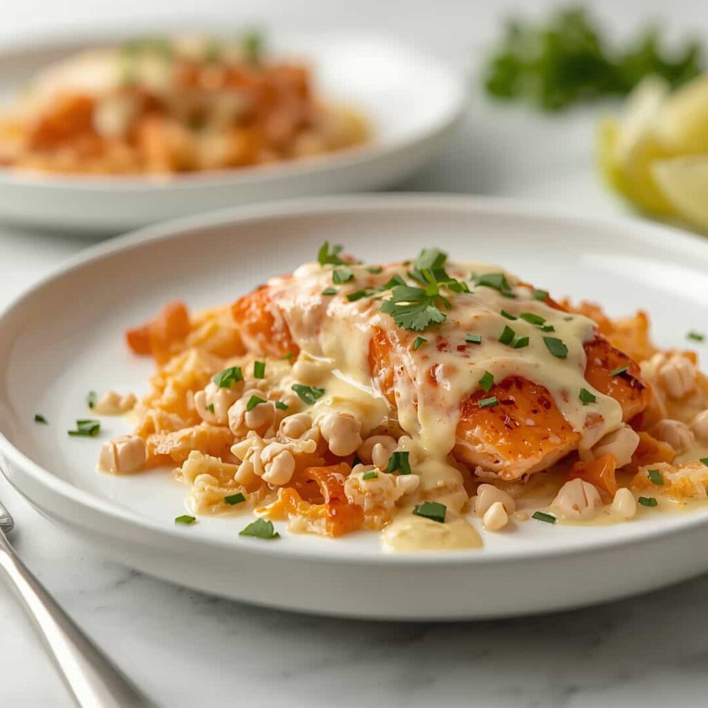 Baked Boursin Salmon Cheesy Dreamy