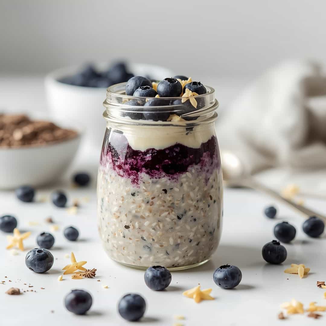 Blueberry Vanilla Overnight Oats