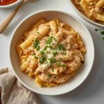 Cajun Cream Cheese Chicken Pasta Bake