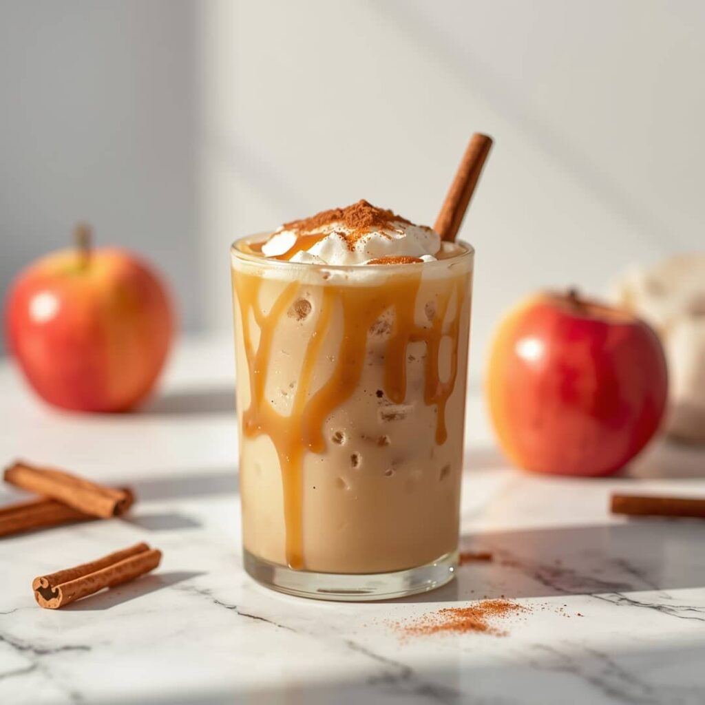 Caramel Apple Spice Iced Coffee
