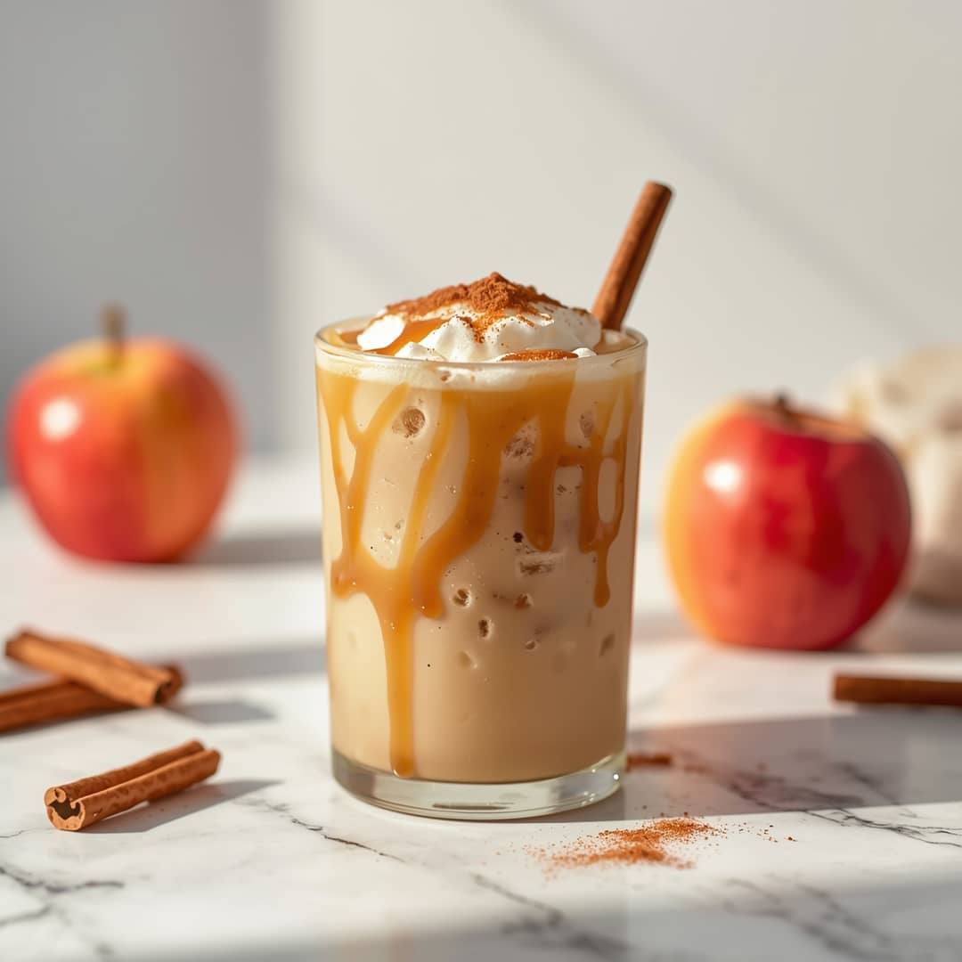 Caramel Apple Spice Iced Coffee 2 Caramel Apple Spice Iced Coffee