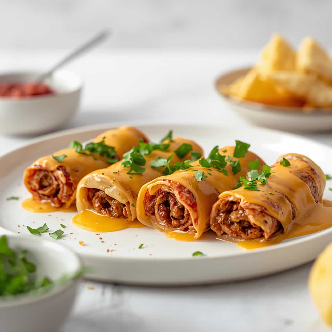 Cheese Burger Rollups Recipe