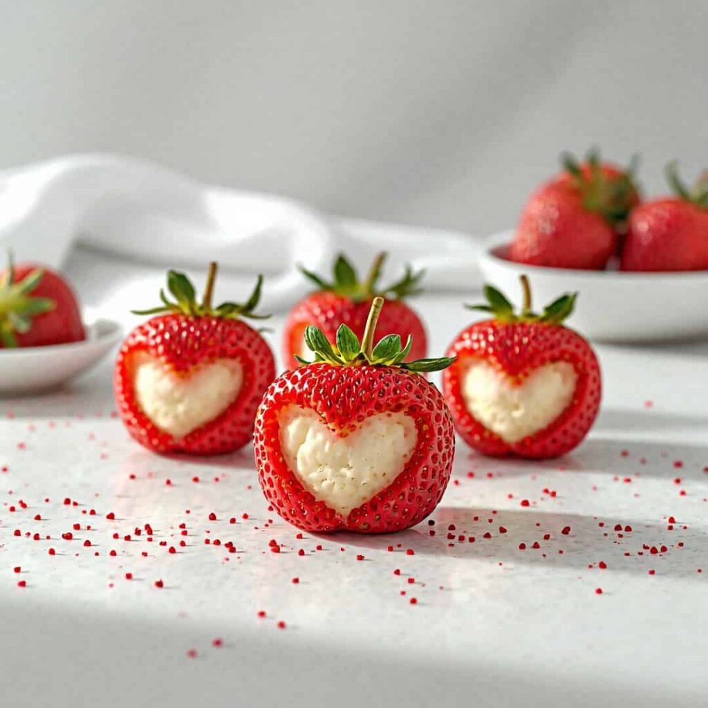 Cheesecake Stuffed Strawberries