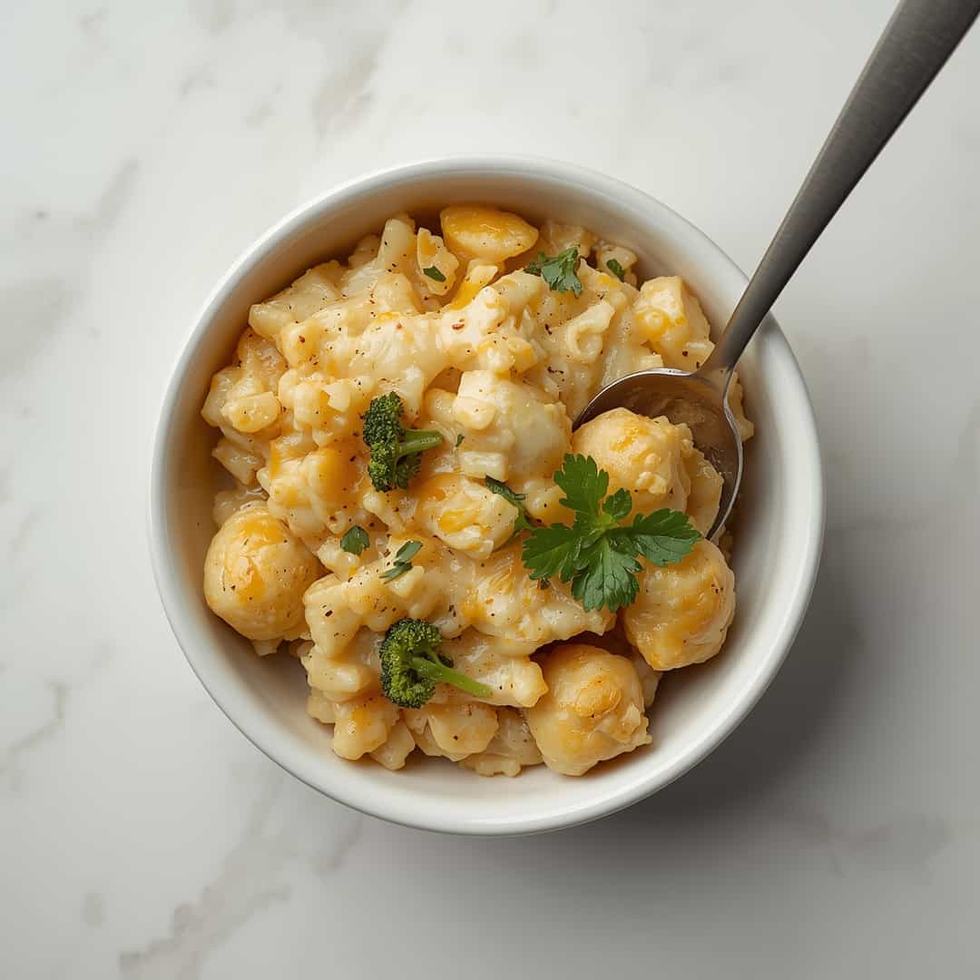 Cheesy Broccoli Chicken Rice Casserole