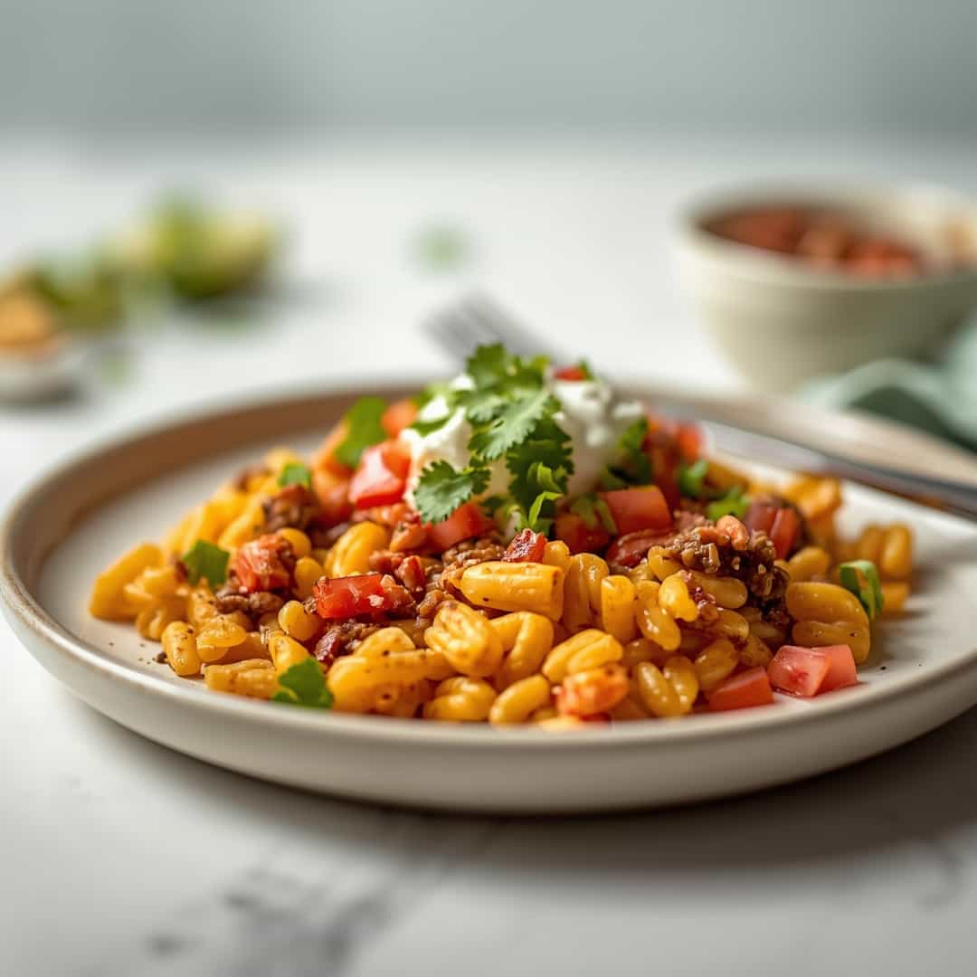 Cheesy Taco Rice Skillet