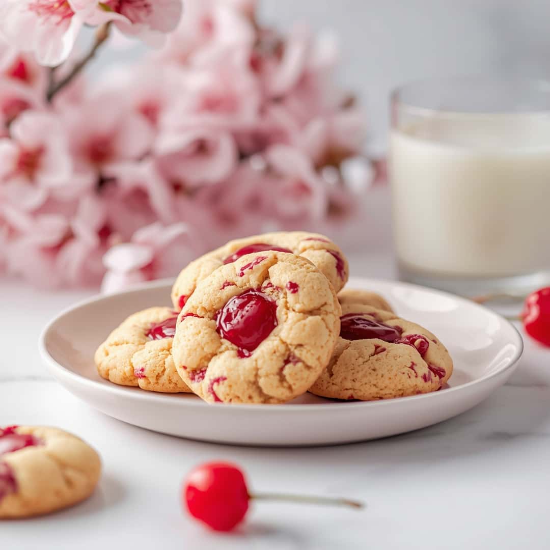 Cherry Blossom Cookies 2 Cherry Blossom Cookies