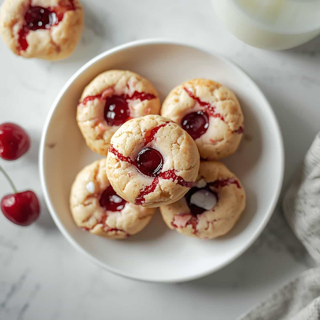 Cherry Icebox Cookies 2 Cherry Icebox Cookies