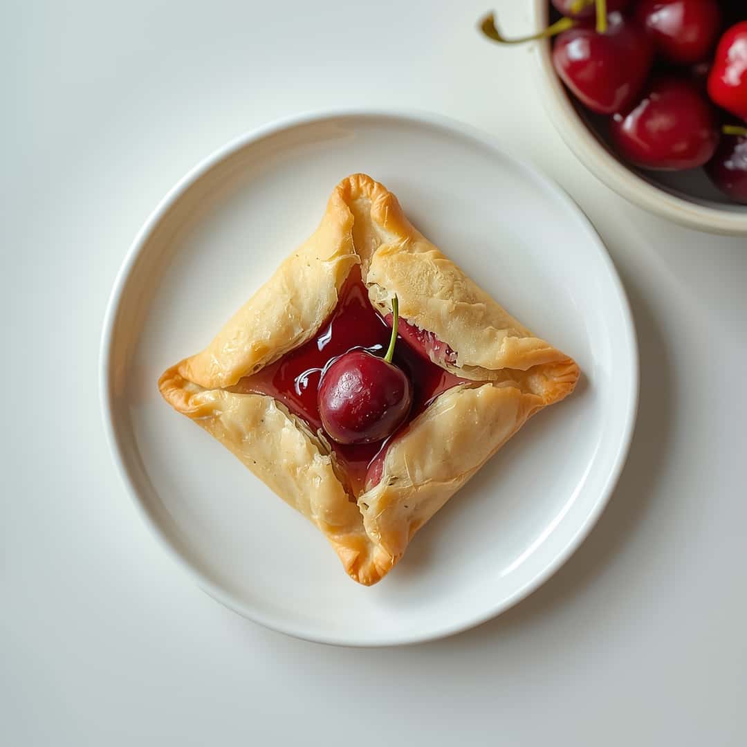Cherry Pie Pastry Envelope