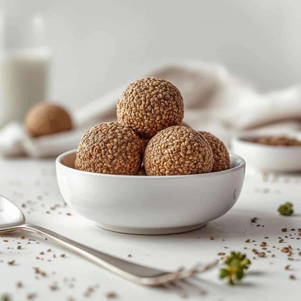 Chia and Flaxseed Energy Balls