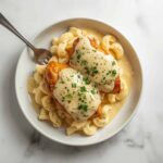 Chicken Cordon Bleu Swiss Cheese Sauce