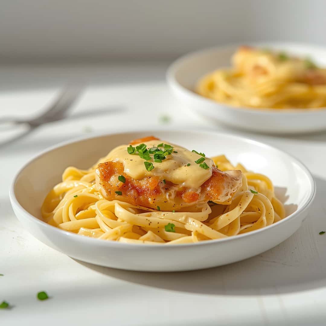 Chicken with Buttered Noodles