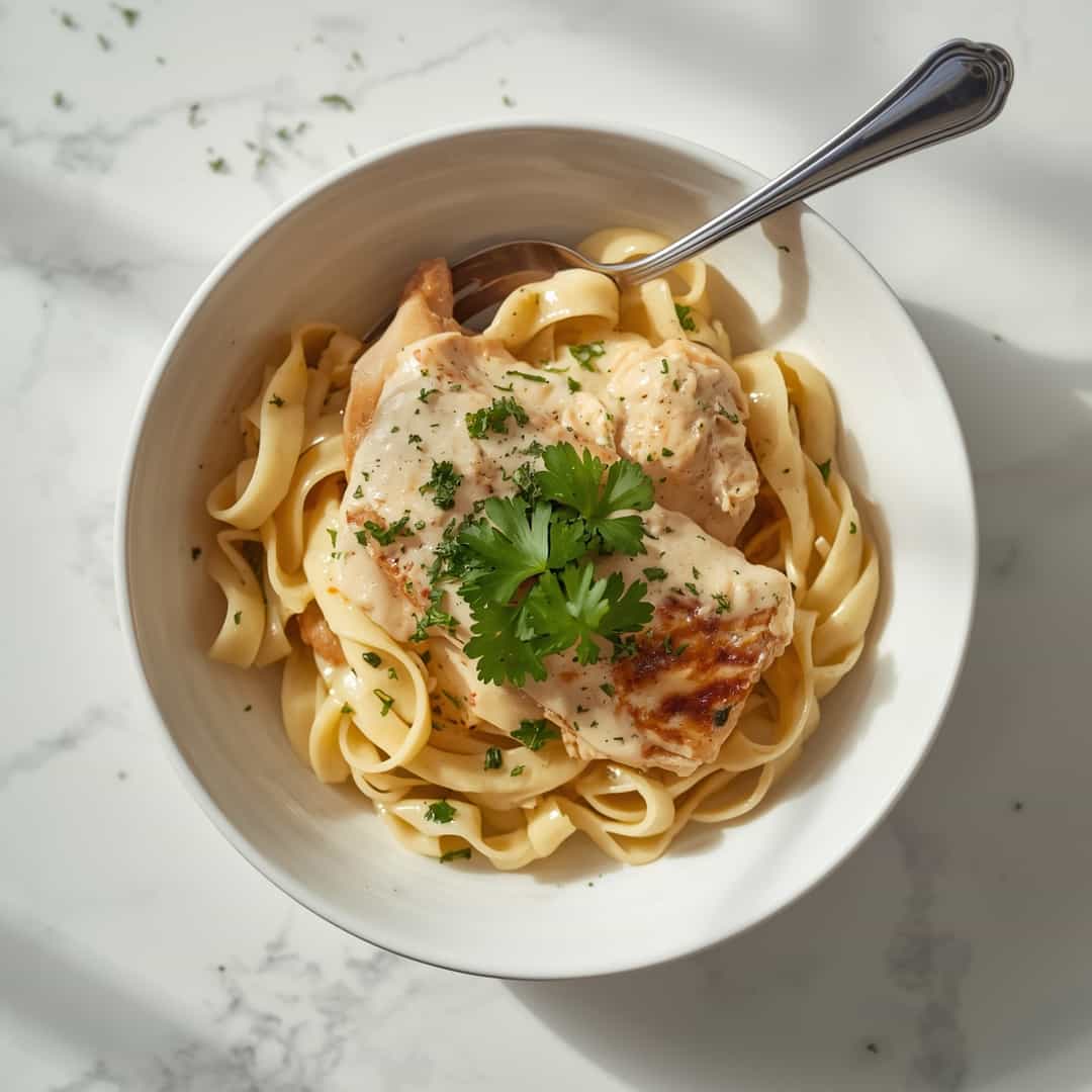 Chicken with Buttered Noodles