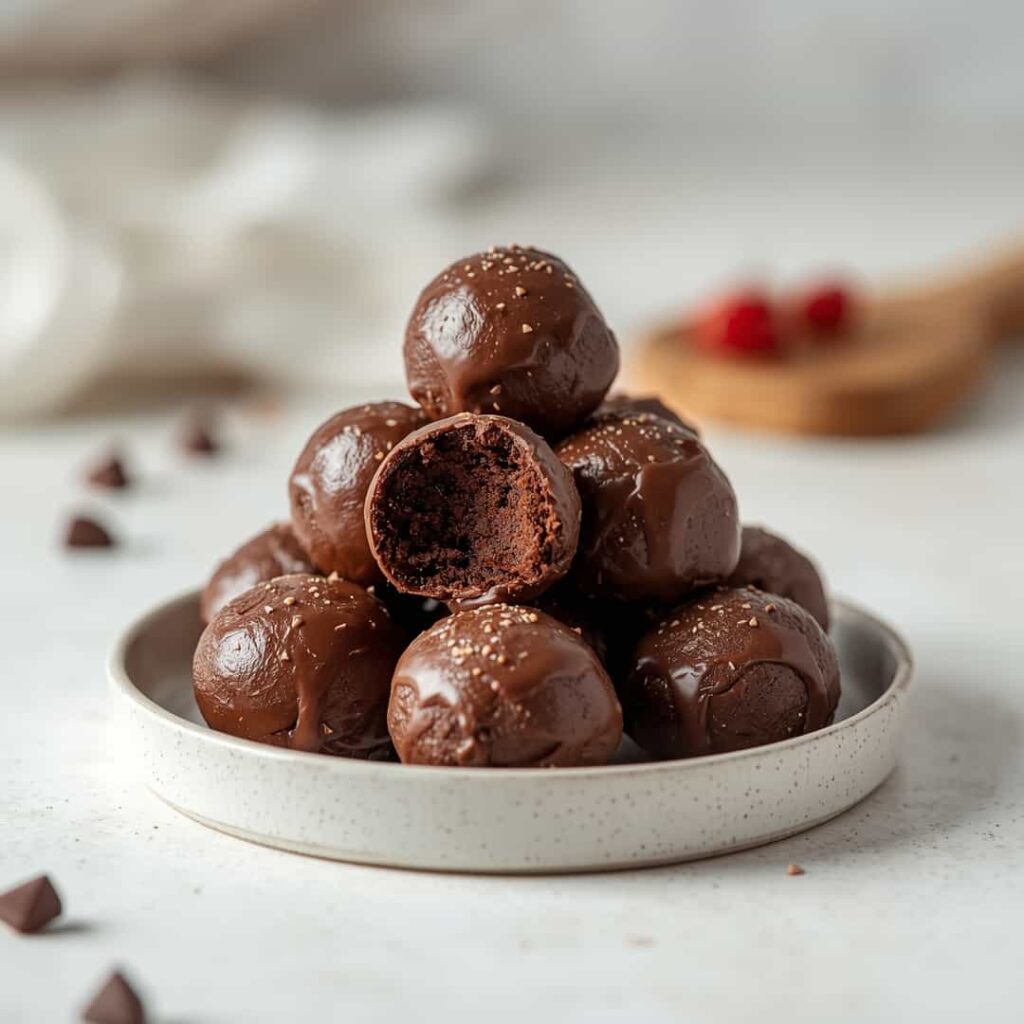 Chocolate Brownie balls recipe