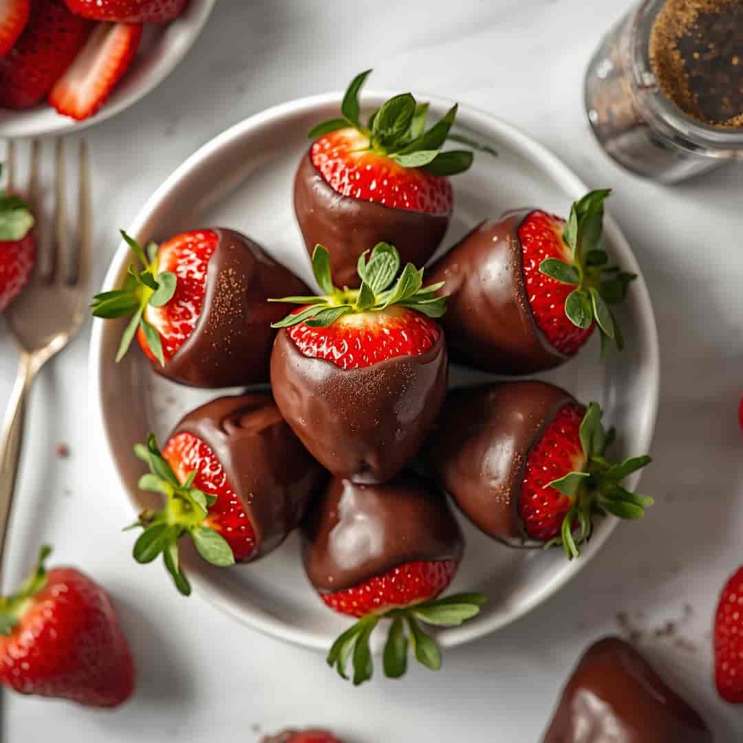 Chocolate Covered Cheesecake Strawberries