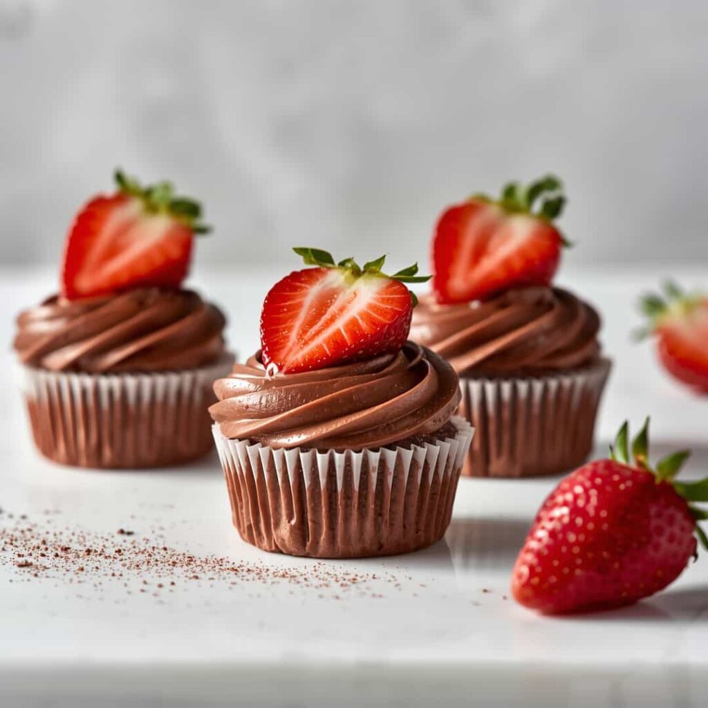 Chocolate-Covered Strawberry Buttercreams