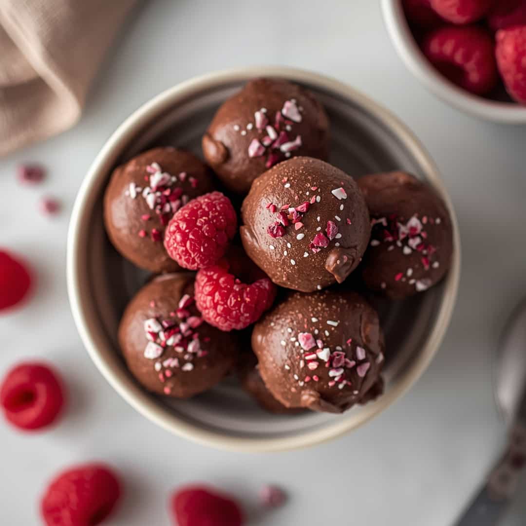 Chocolate Raspberry Truffles