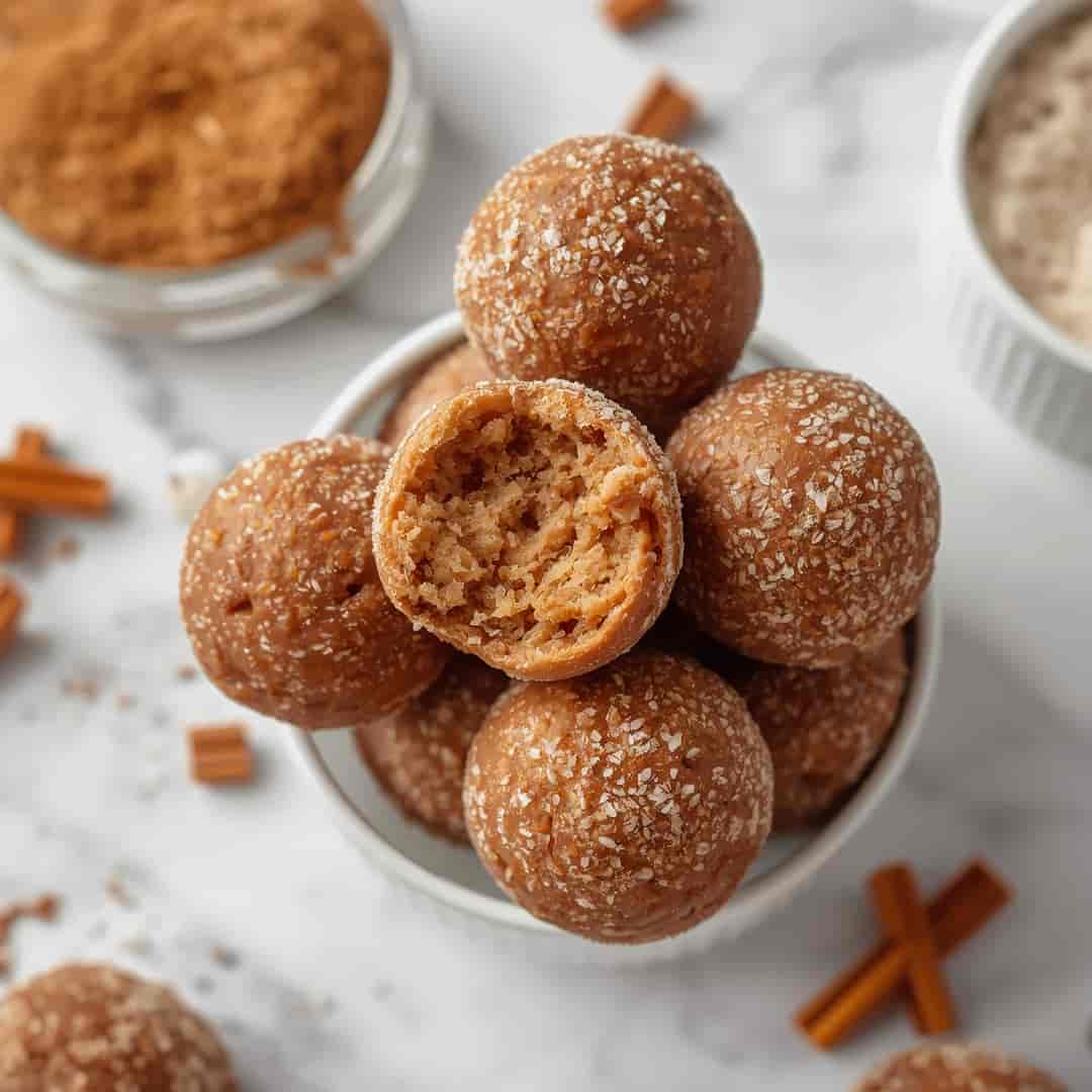 Cinnamon Roll Protein Balls