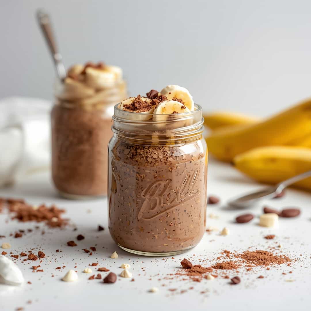 Cocoa Banana Overnight Oats