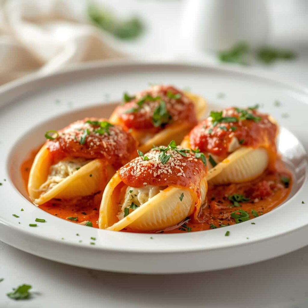 Cottage Cheese Stuffed Shells