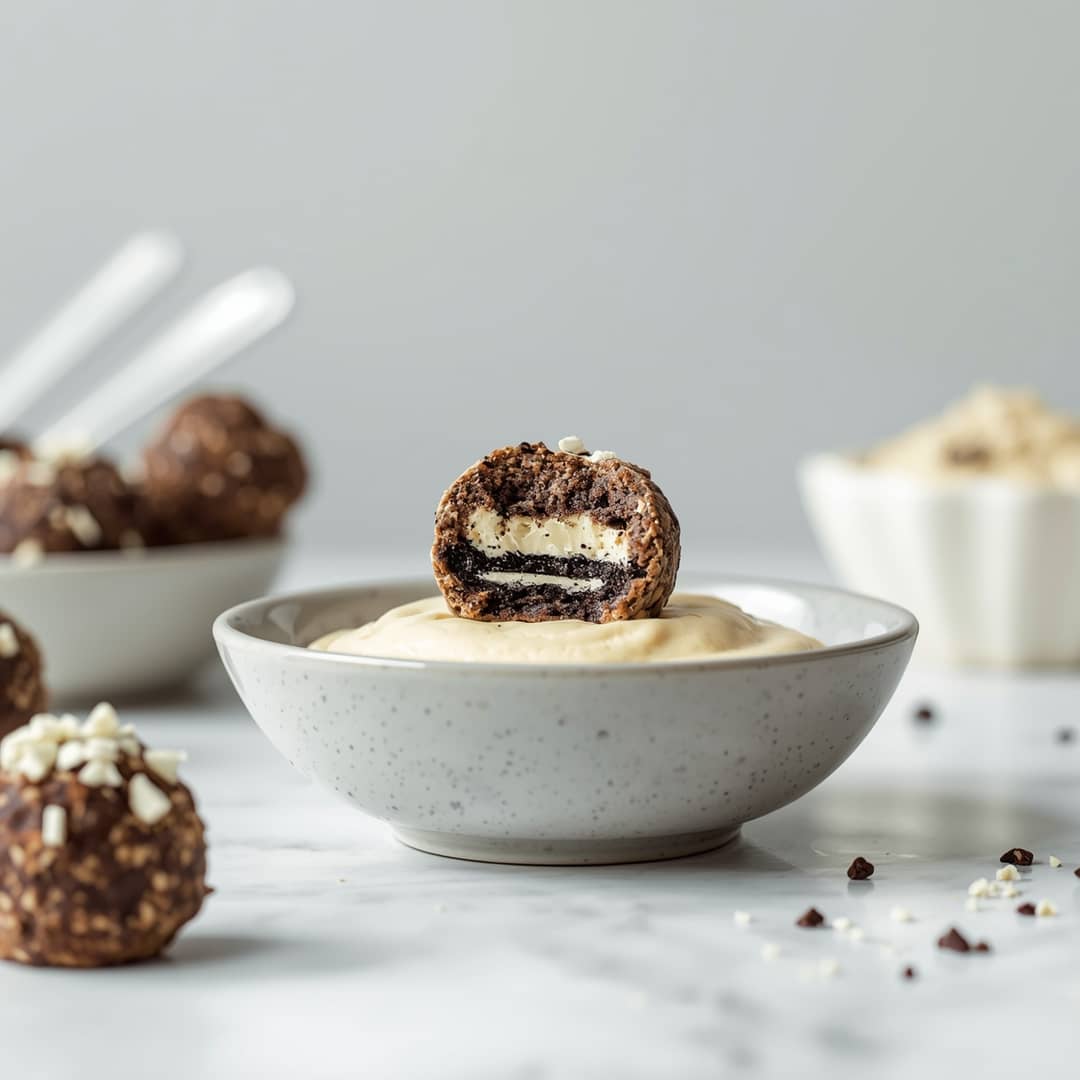 Cream Cheese Oreo Protein Balls