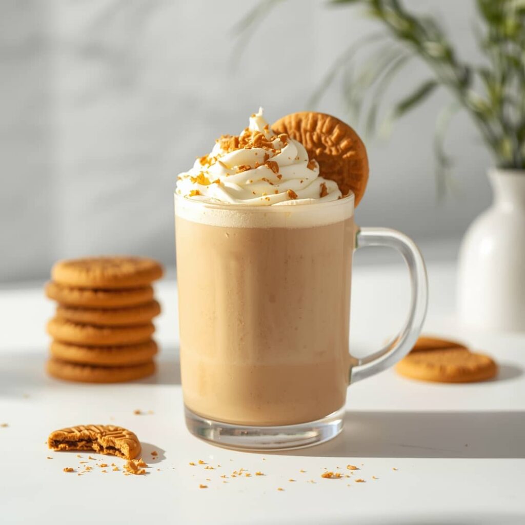 Creamy Biscoff Cookie Butter Latte