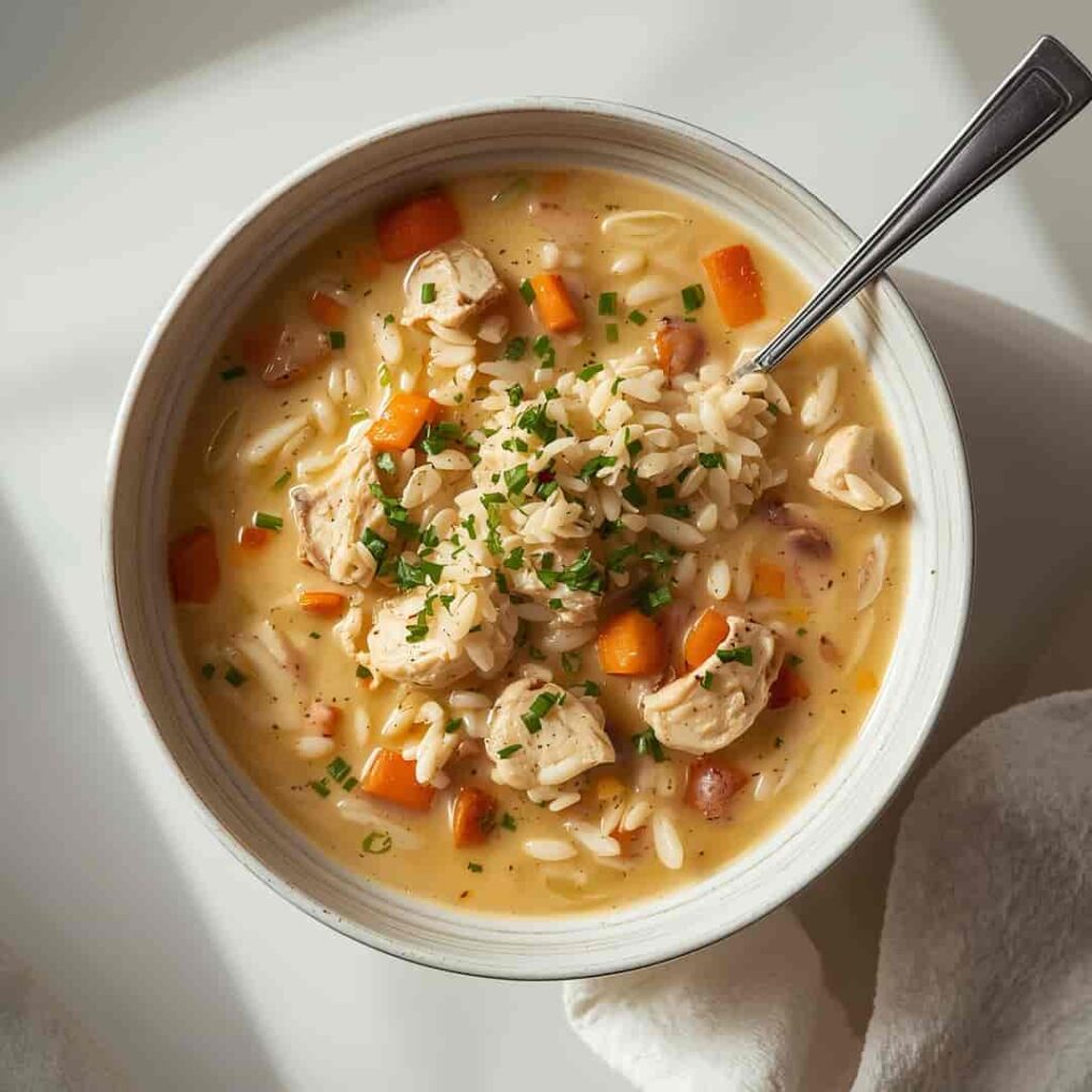 Creamy Chicken and Rice Soup