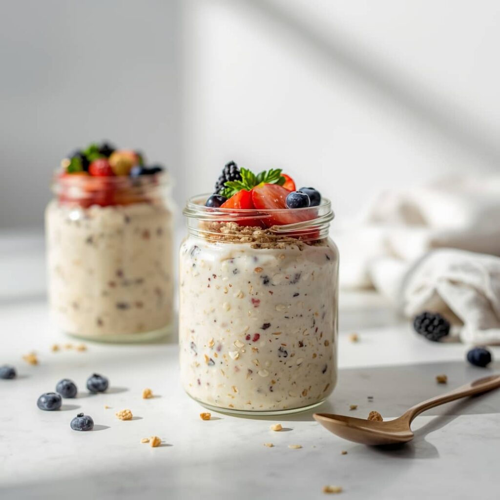 Creamy Healthy Overnight Oats