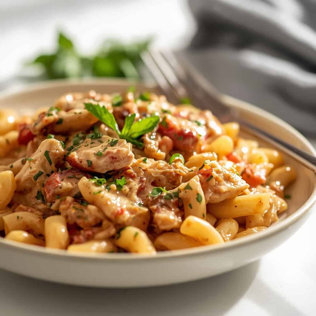 Creamy Tuscan Chicken Orzo