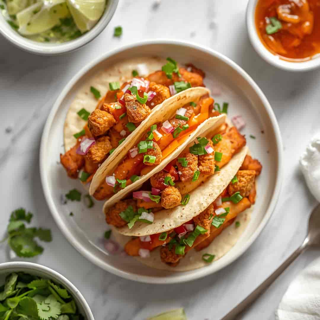 Crispy Chicken Wonton Tacos