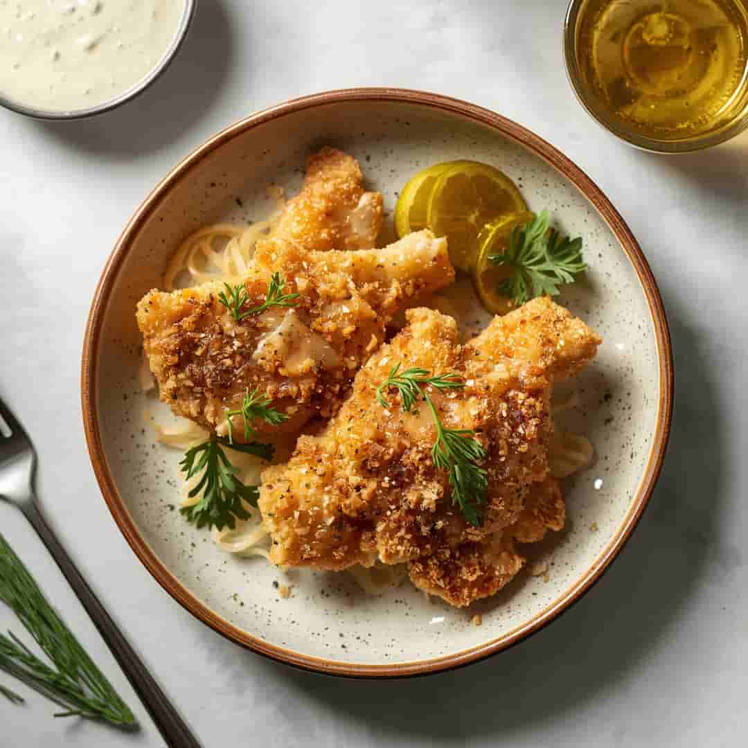 Crispy Dill Pickle Parmesan Chicken 2 Crispy Dill Pickle Parmesan Chicken