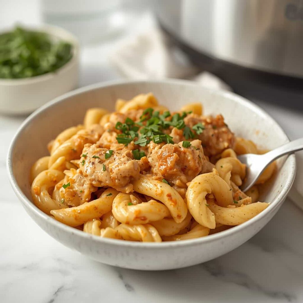 Crock Pot Creamy Cajun Chicken Pasta