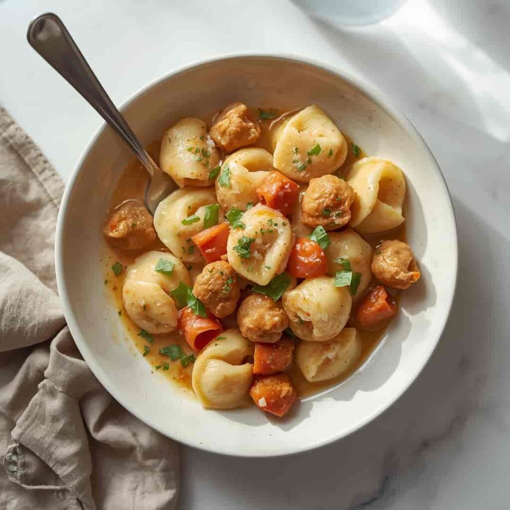 CrockPot Chicken Tortellini