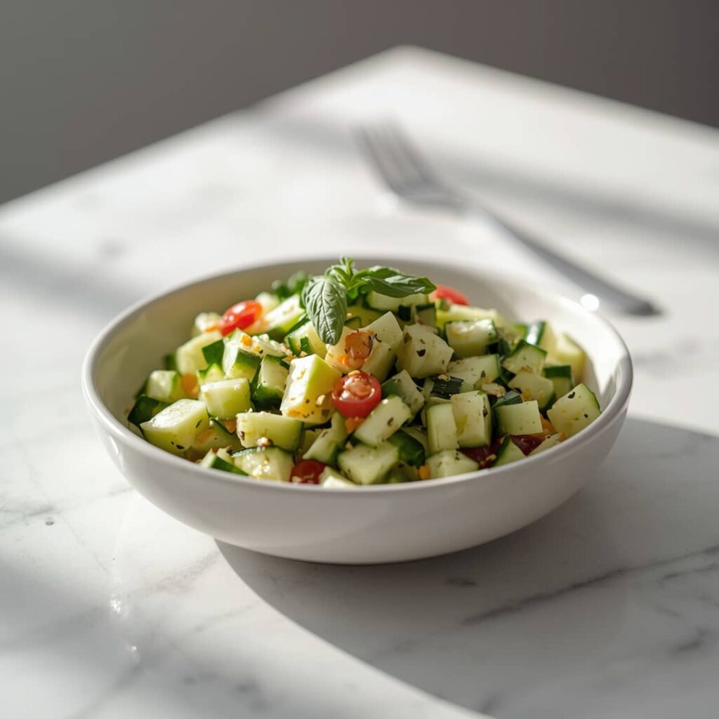 Cucumber Caesar Salad