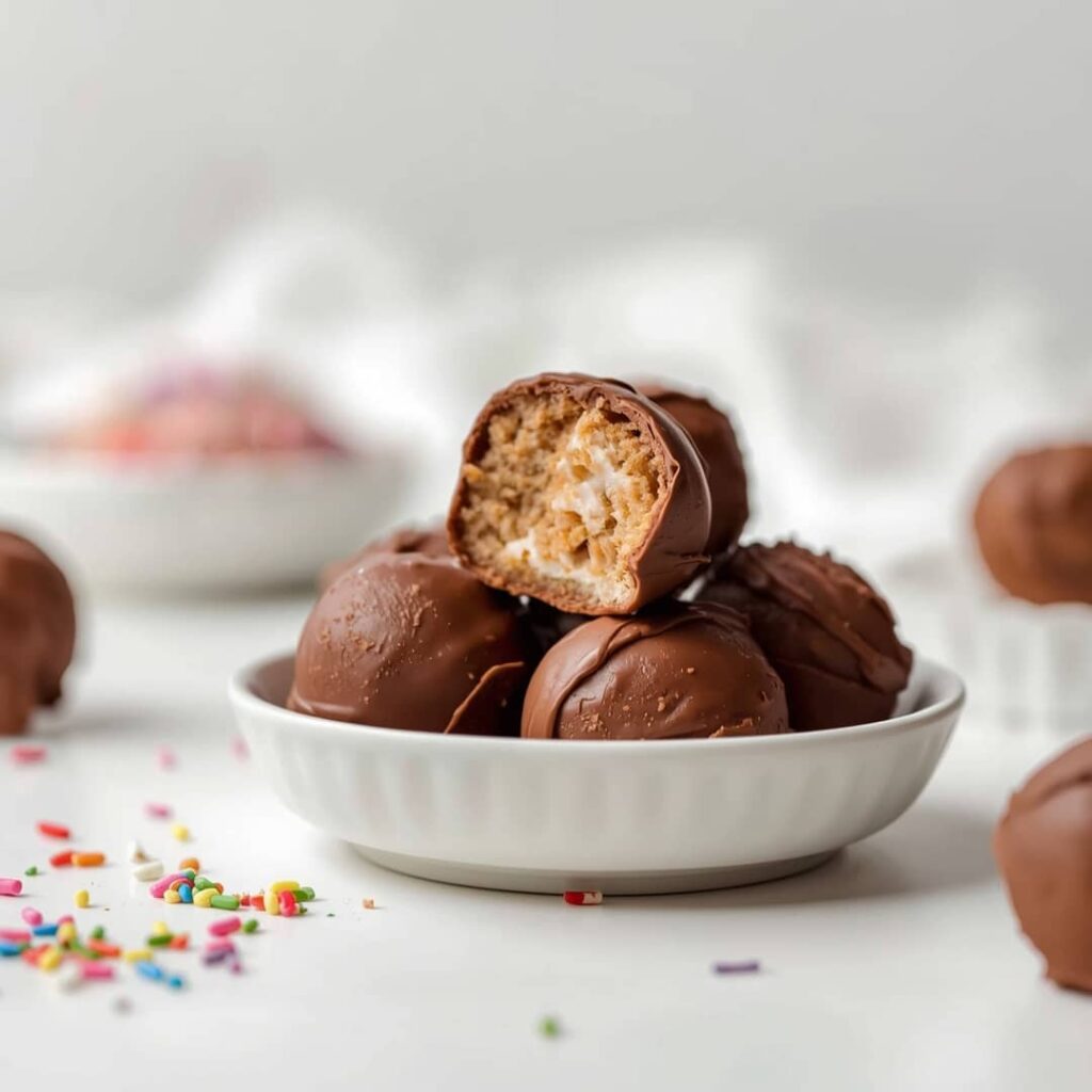 Decadent Birthday Cake Protein Balls