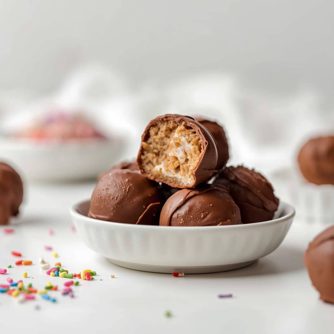 Decadent Birthday Cake Protein Balls