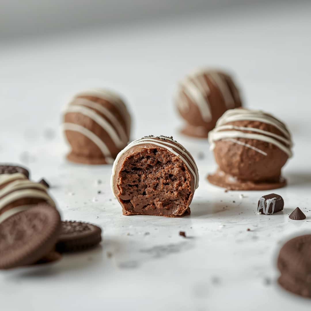 Delicious Oreo Football Truffles 2 Delicious Oreo Football Truffles