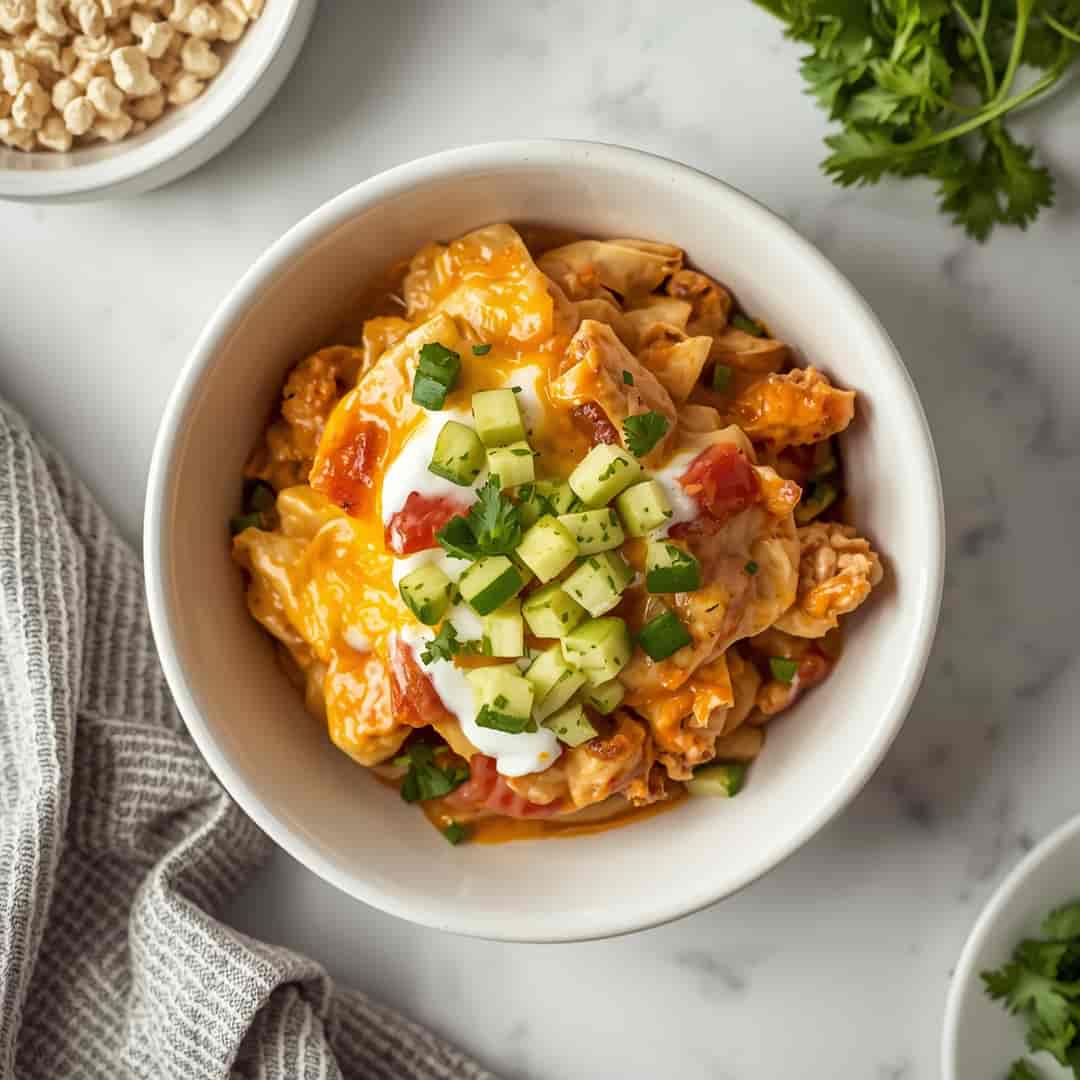 Easy Chicken Burrito Casserole 2 Easy Chicken Burrito Casserole