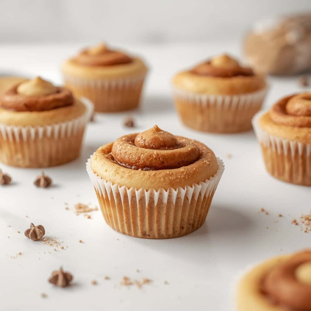 Easy Cinnamon Roll Protein Muffins