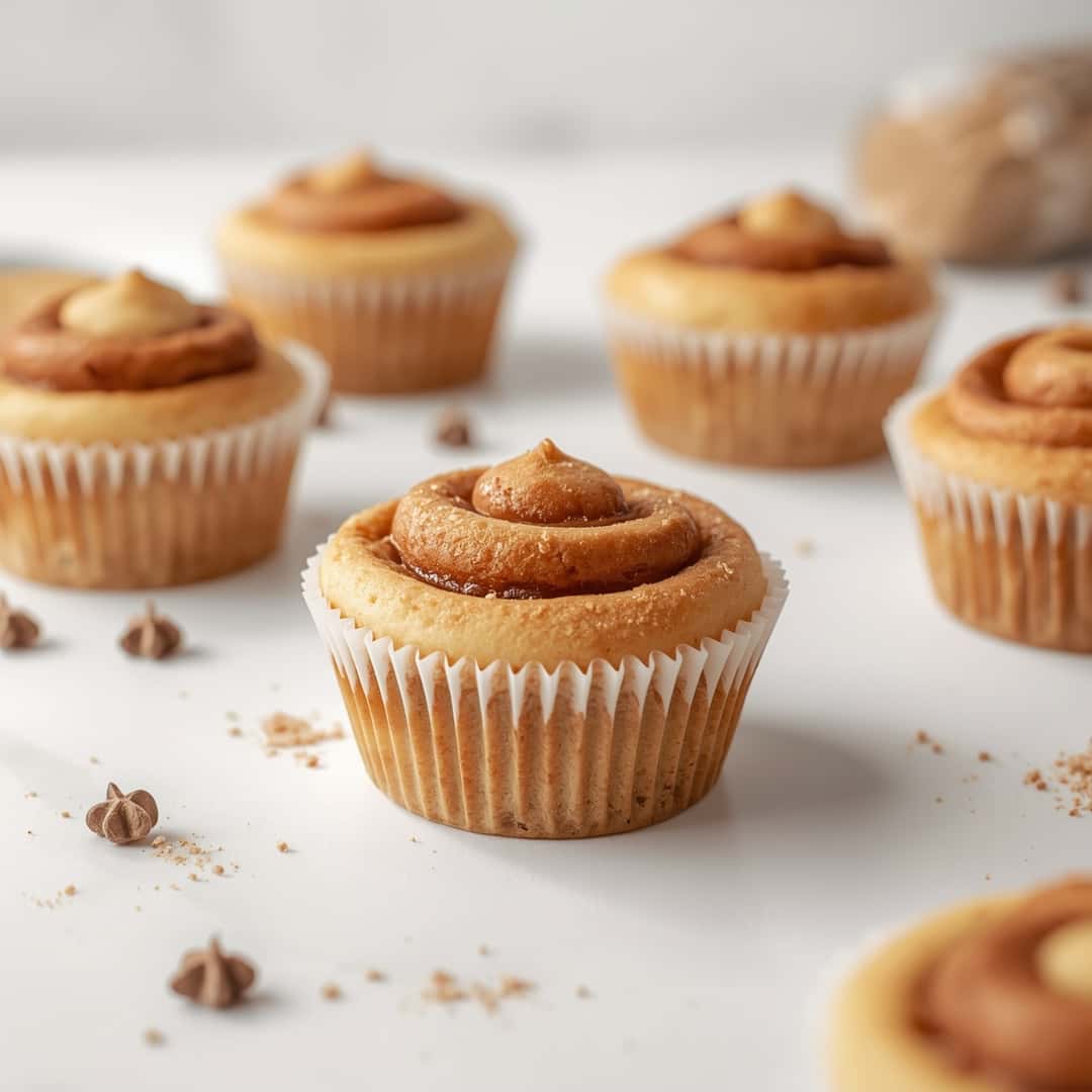Easy Cinnamon Roll Protein Muffins