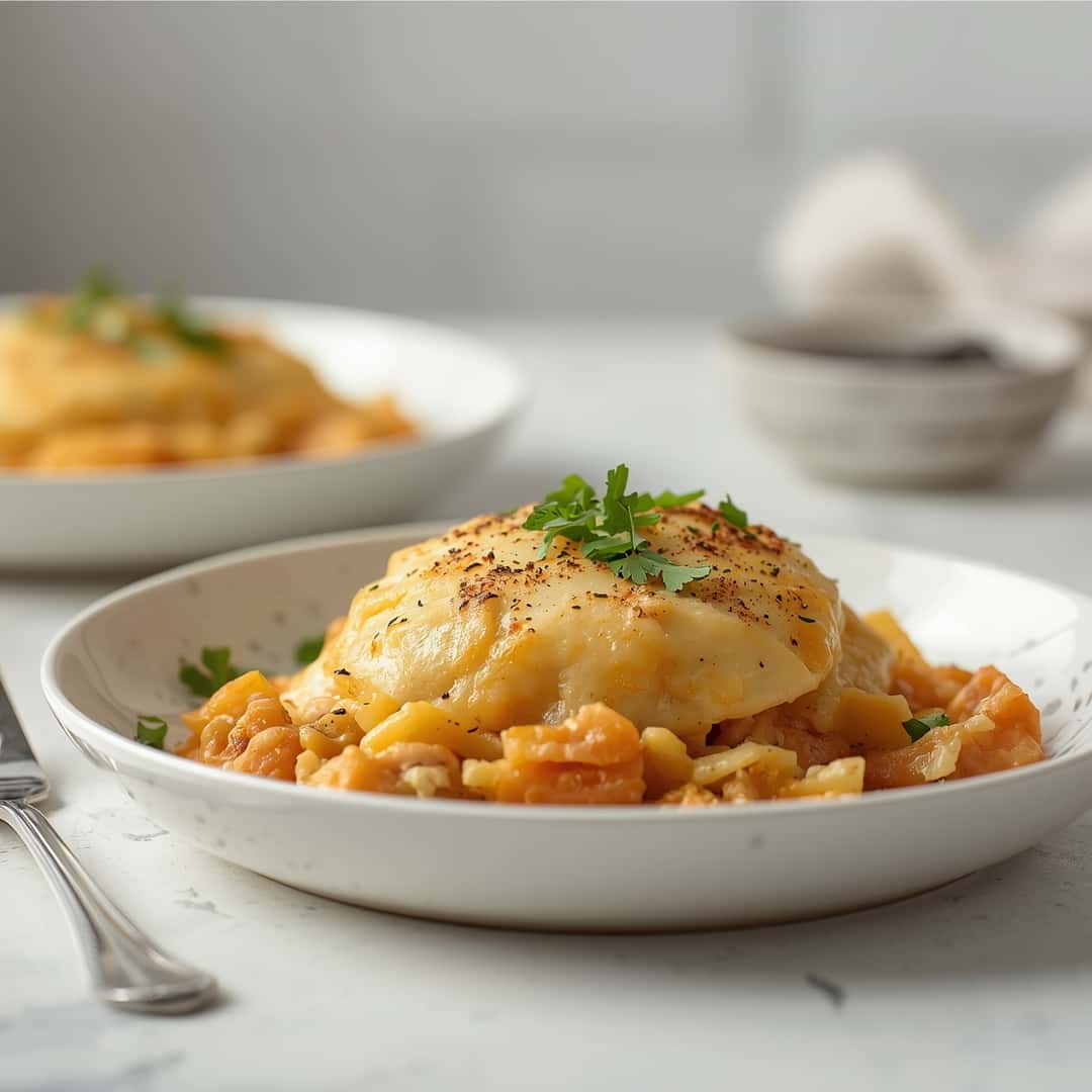 Easy Crock Pot Pierogi Casserole