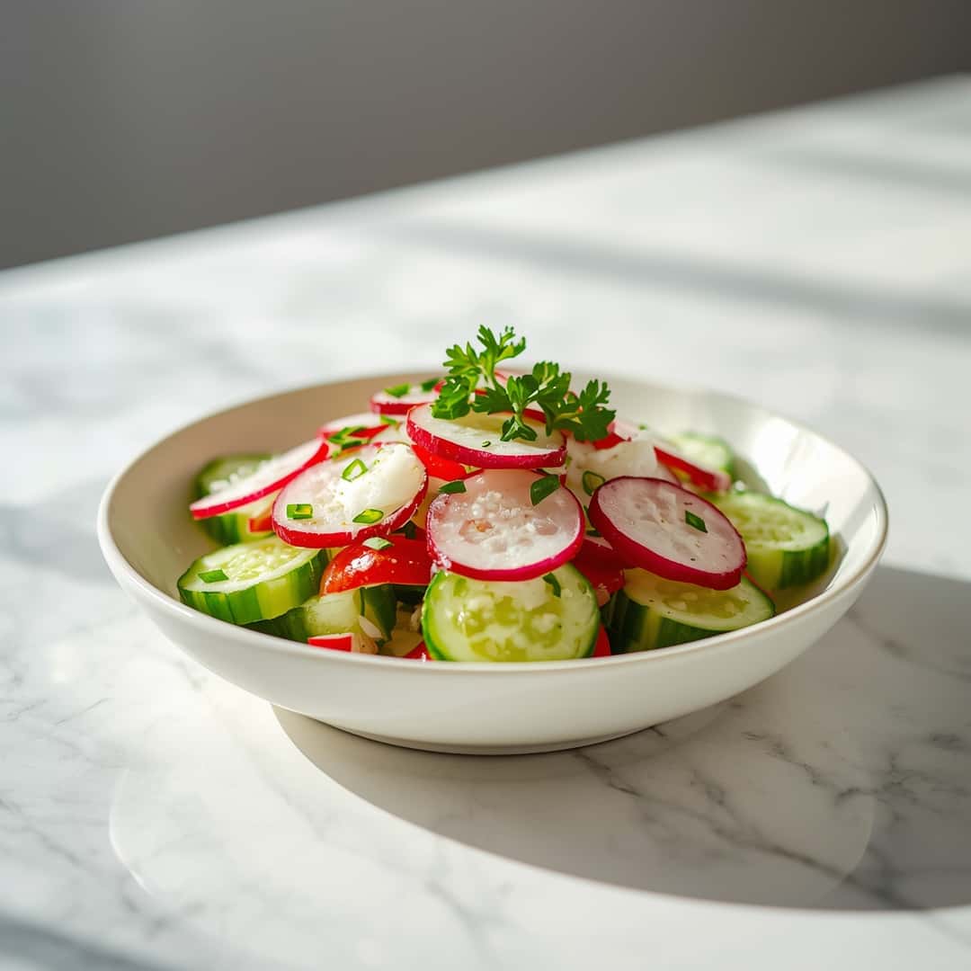 Easy Cucumber Radish Salad