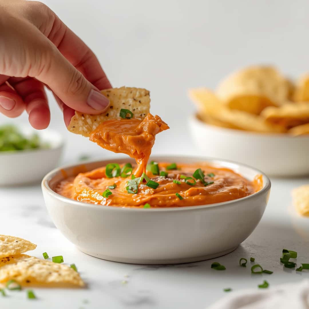 Easy Healthy High-Protein Buffalo Chicken Dip 2 Easy Healthy High-Protein Buffalo Chicken Dip