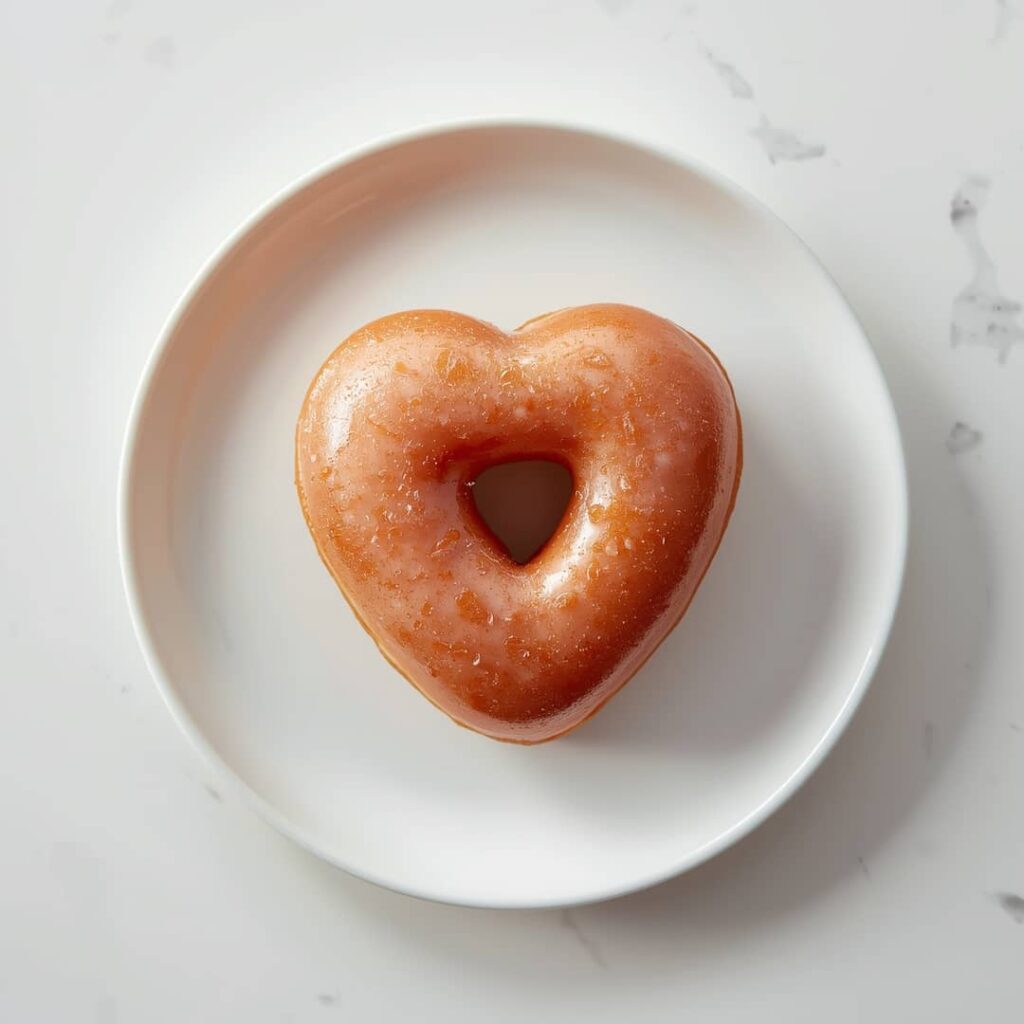Easy Heart Doughnuts